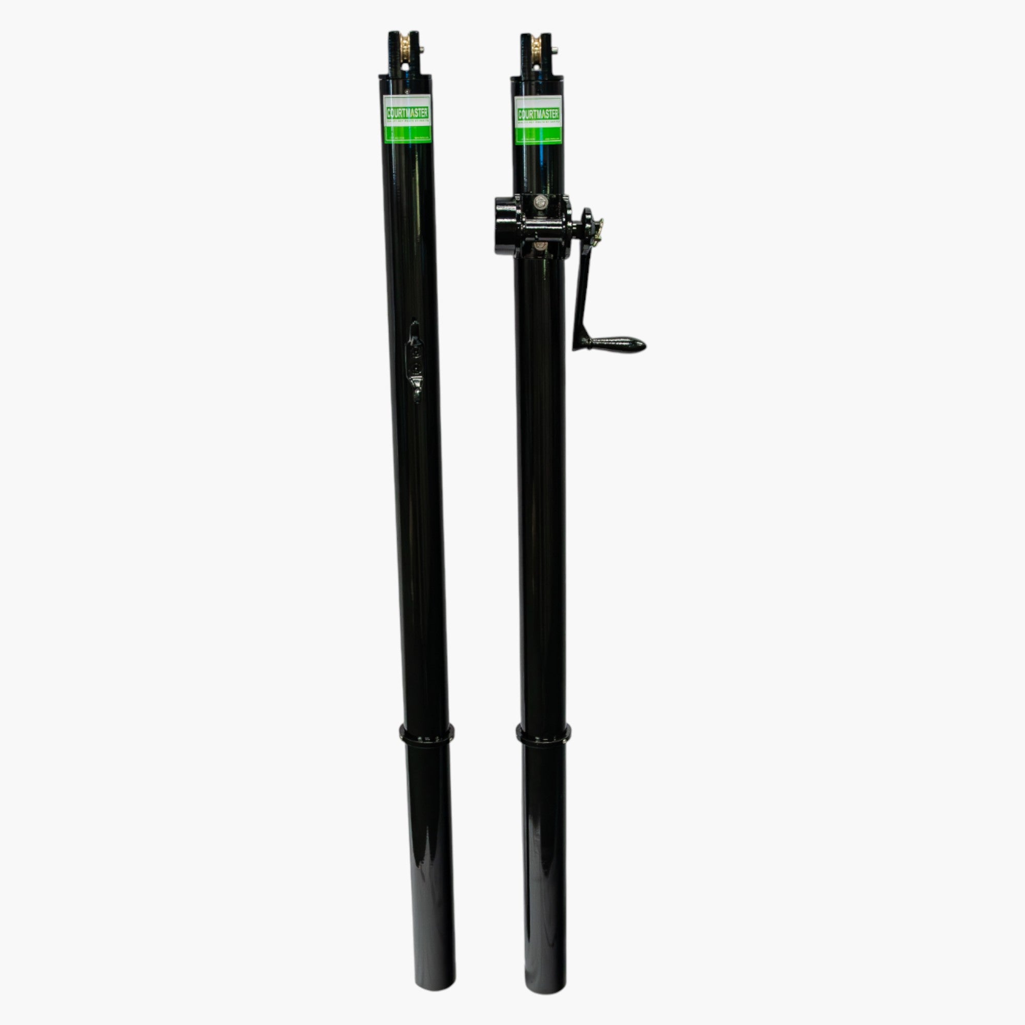 COURTMASTER Round Steel Post with External Wind