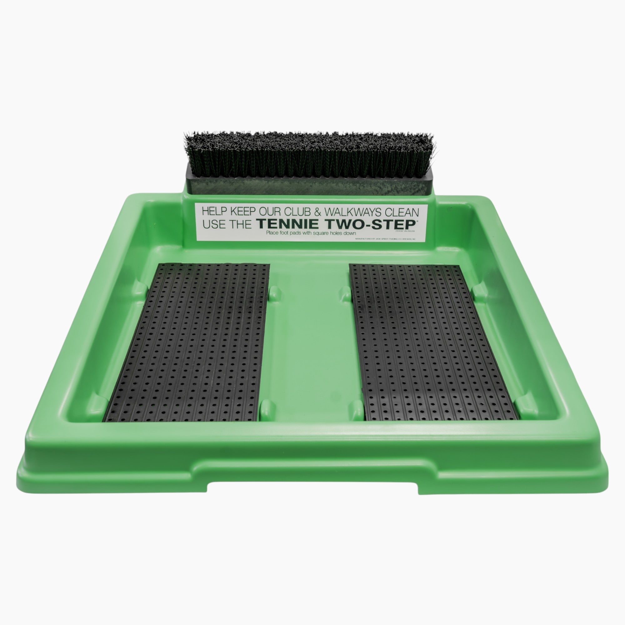 Tennie Two-Step for keeping pathways clean