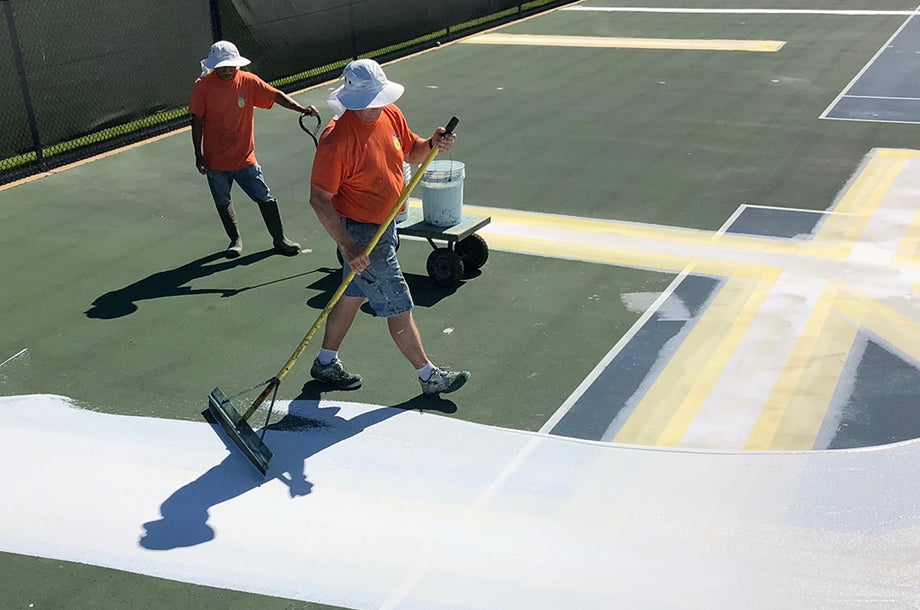 pickleball court maintenance armor application