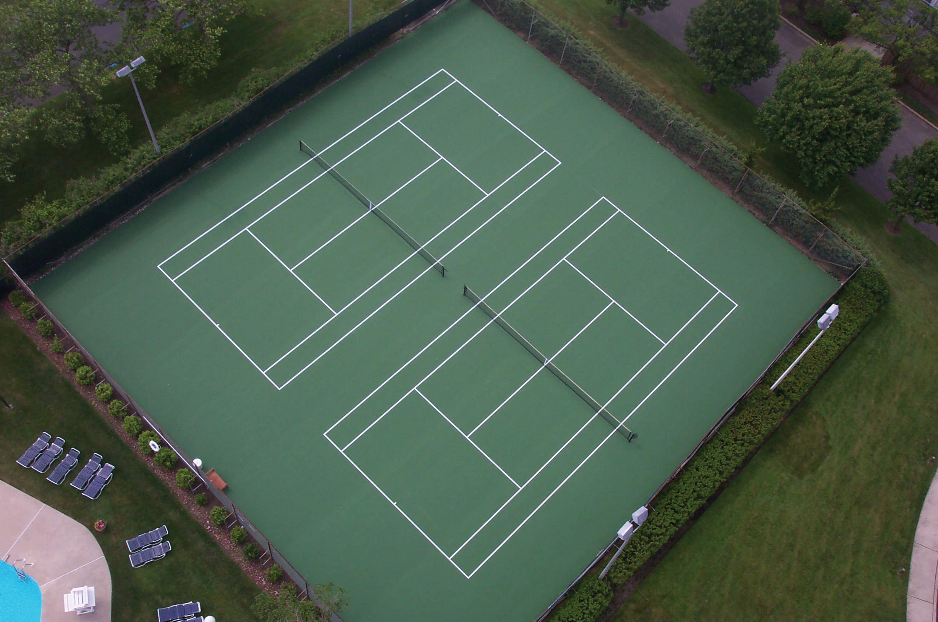 after image of tennis court with hard armor