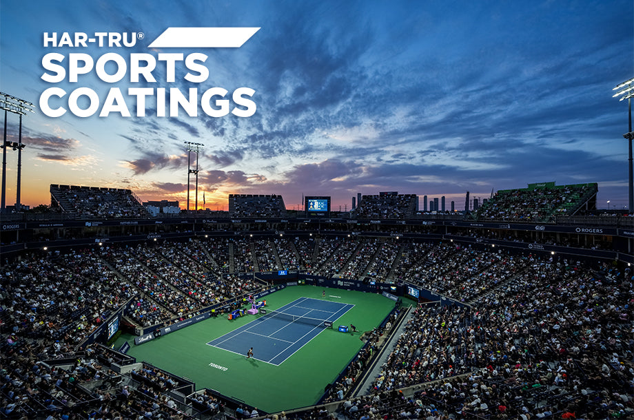 tennis court in National Bank Open in Toronto