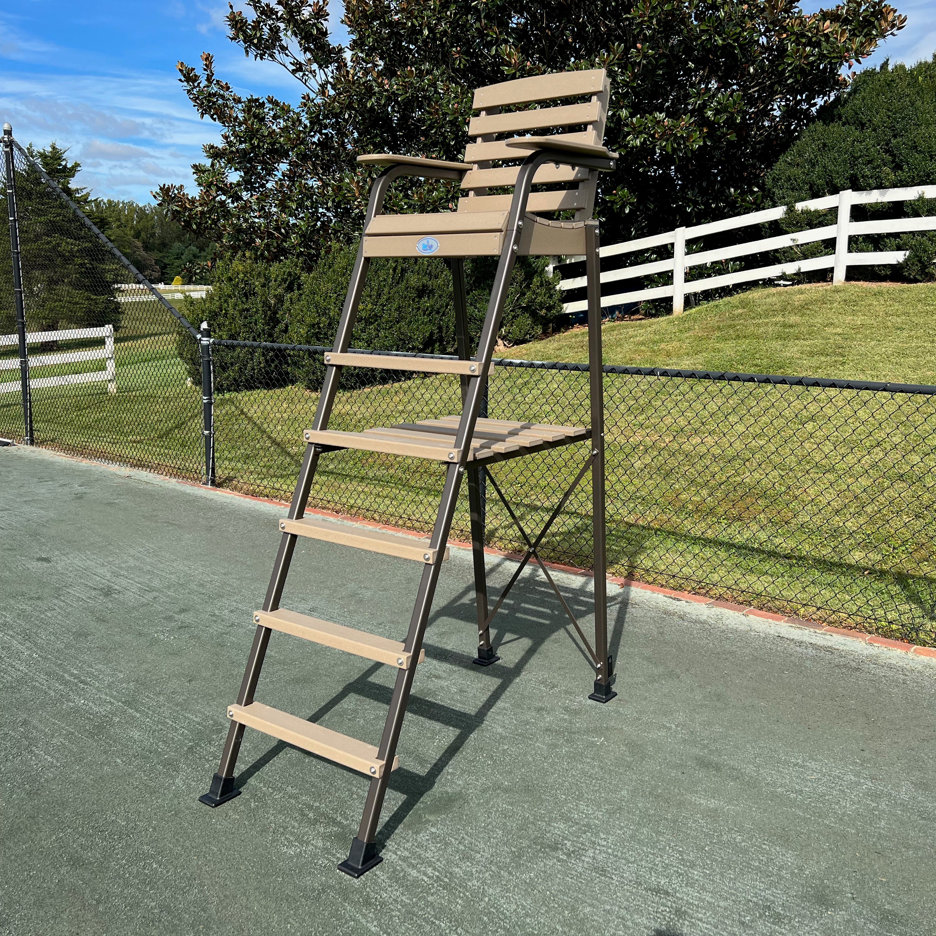 Premier Tennis Umpire Chair main diagonal lifestyle