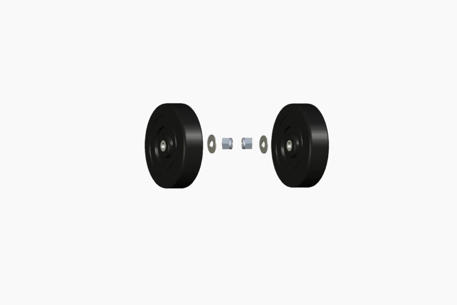 Line Master Rubber Wheel Assembly replacement parts