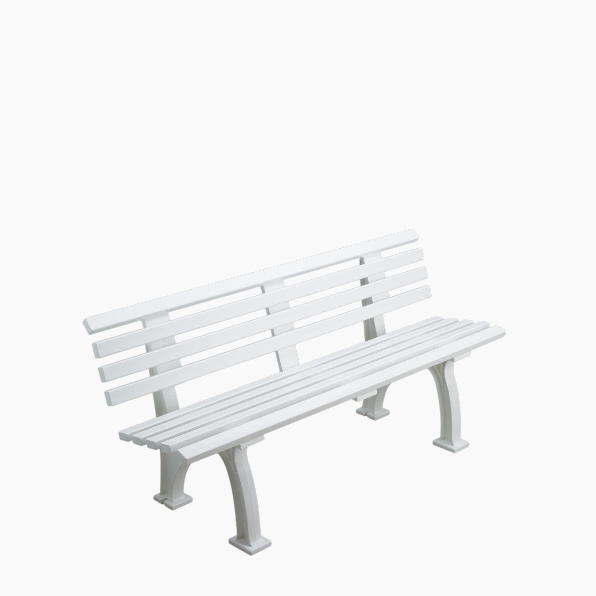 Courtsider Court Bench white