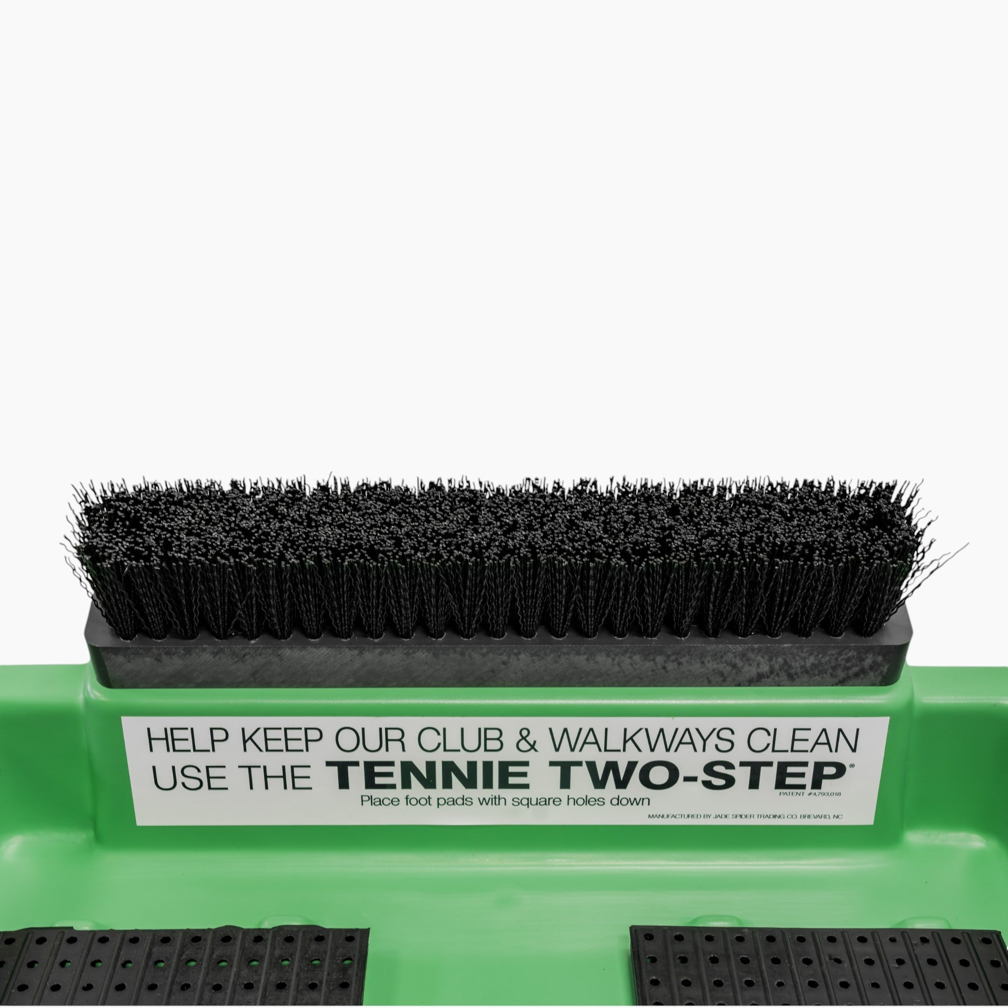 Tennie Two-Step for keeping pathways clean brush zoomed