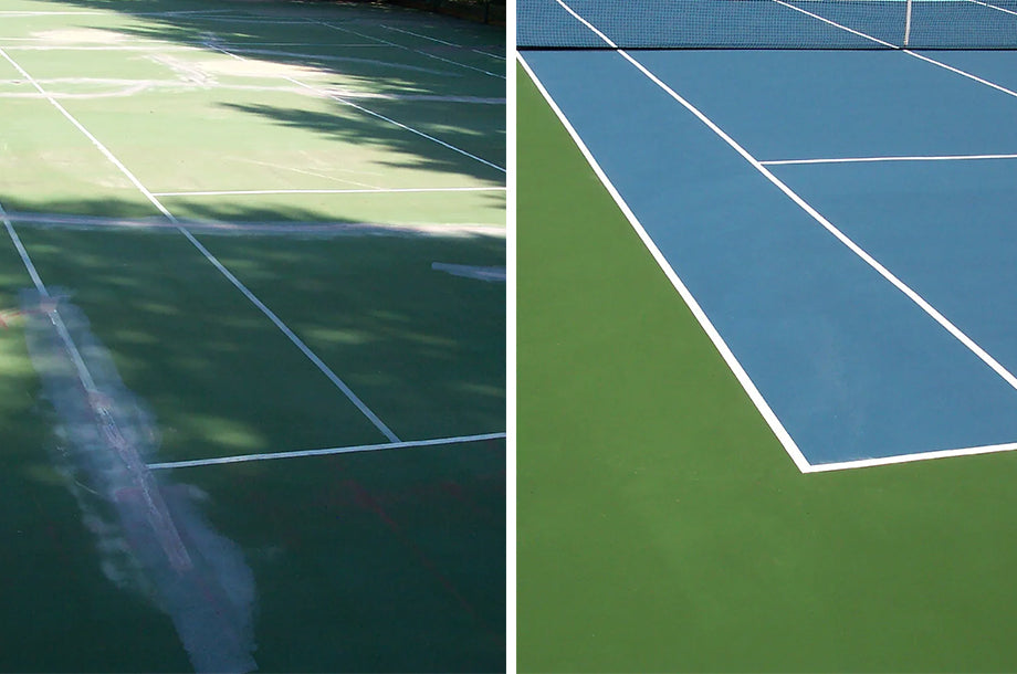 tennis armor maintenance before and after 