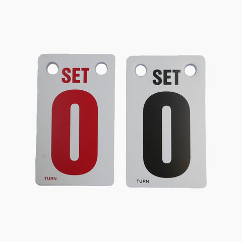 3" x 5" Set Cards for Professional Tennis Scorekeeper