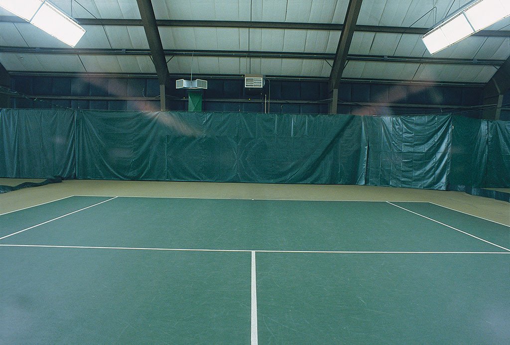 Indoor Backdrops for tennis court facility