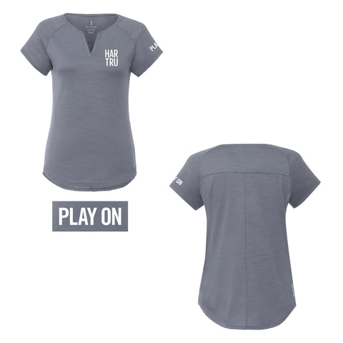 Har-Tru Women's V-Neck Performance Shirt